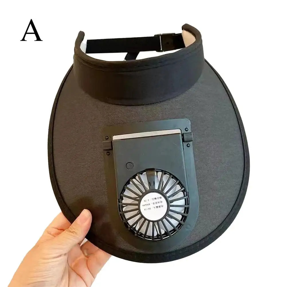 GORRA CON VENTILADOR RECARGABLE