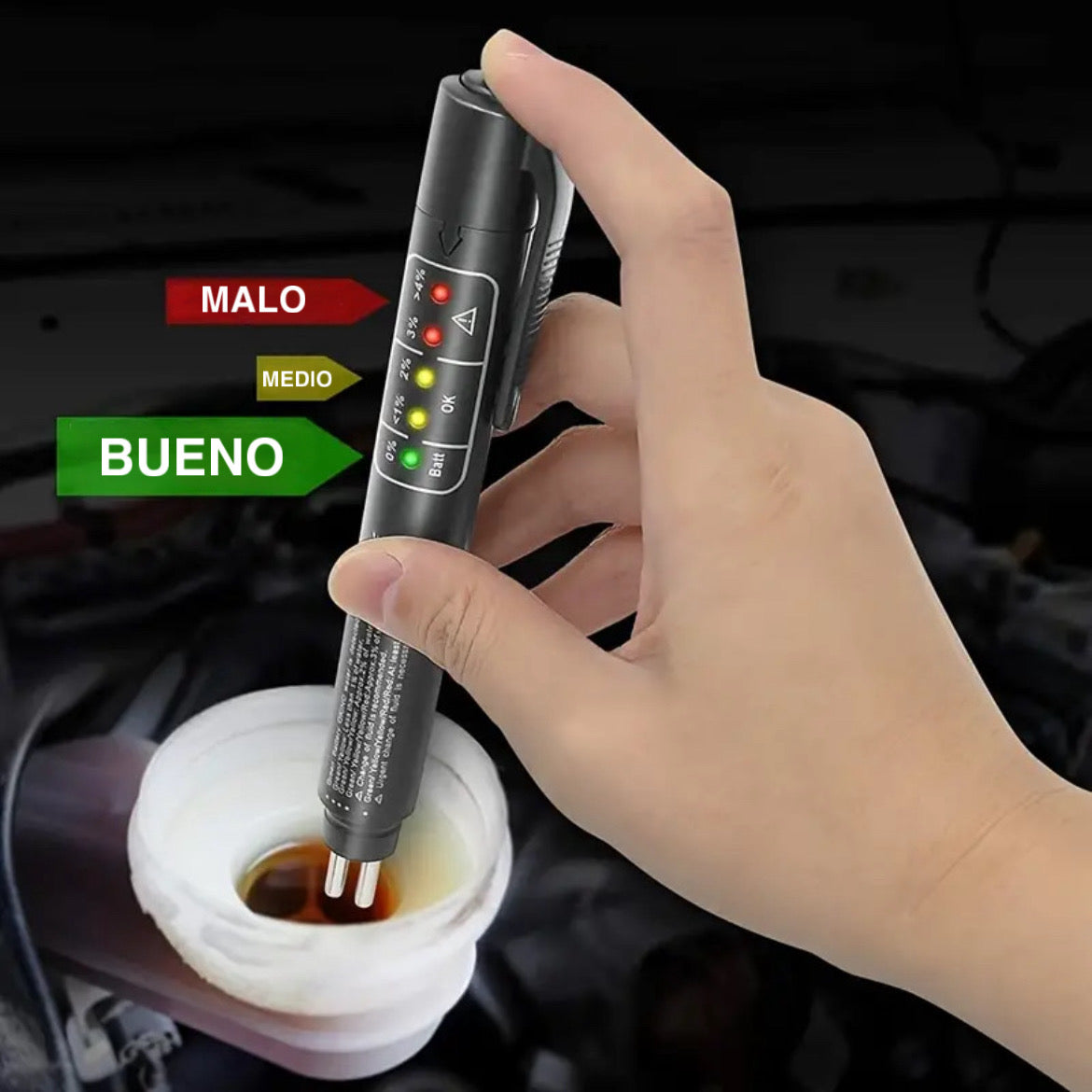 DISPOSITIVO PROBADOR DE LIQUIDOS DE FRENOS
