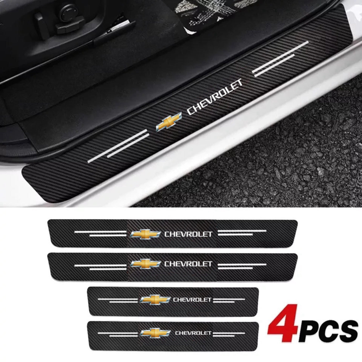 PROTECTOR DE PISADERAS DE CARRO 🚗  KIT 8 PIEZAS