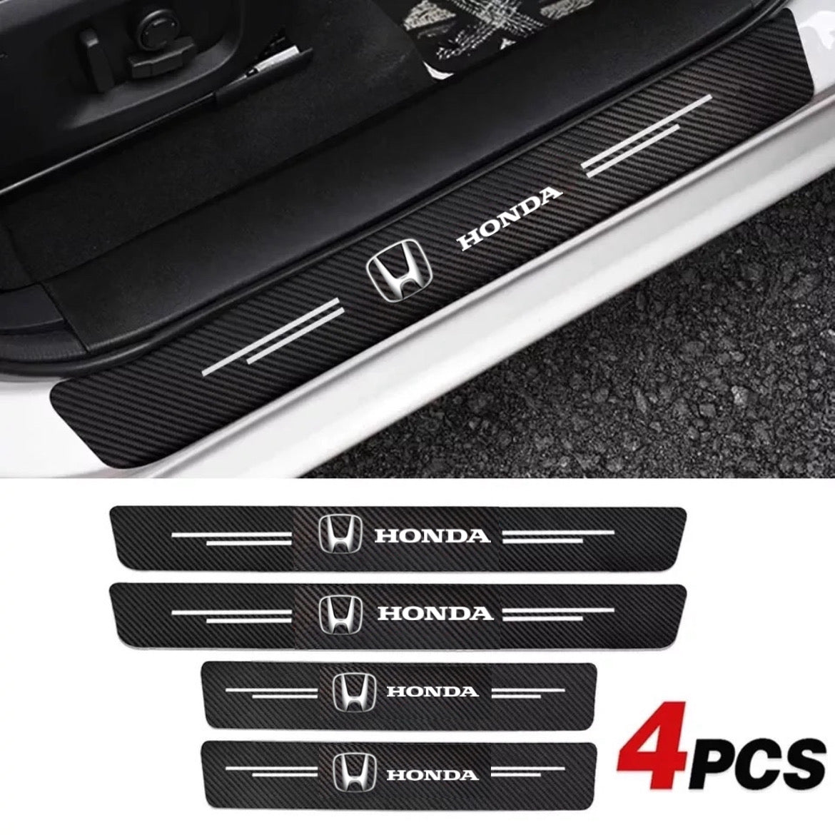 PROTECTOR DE PISADERAS DE CARRO 🚗  KIT 8 PIEZAS