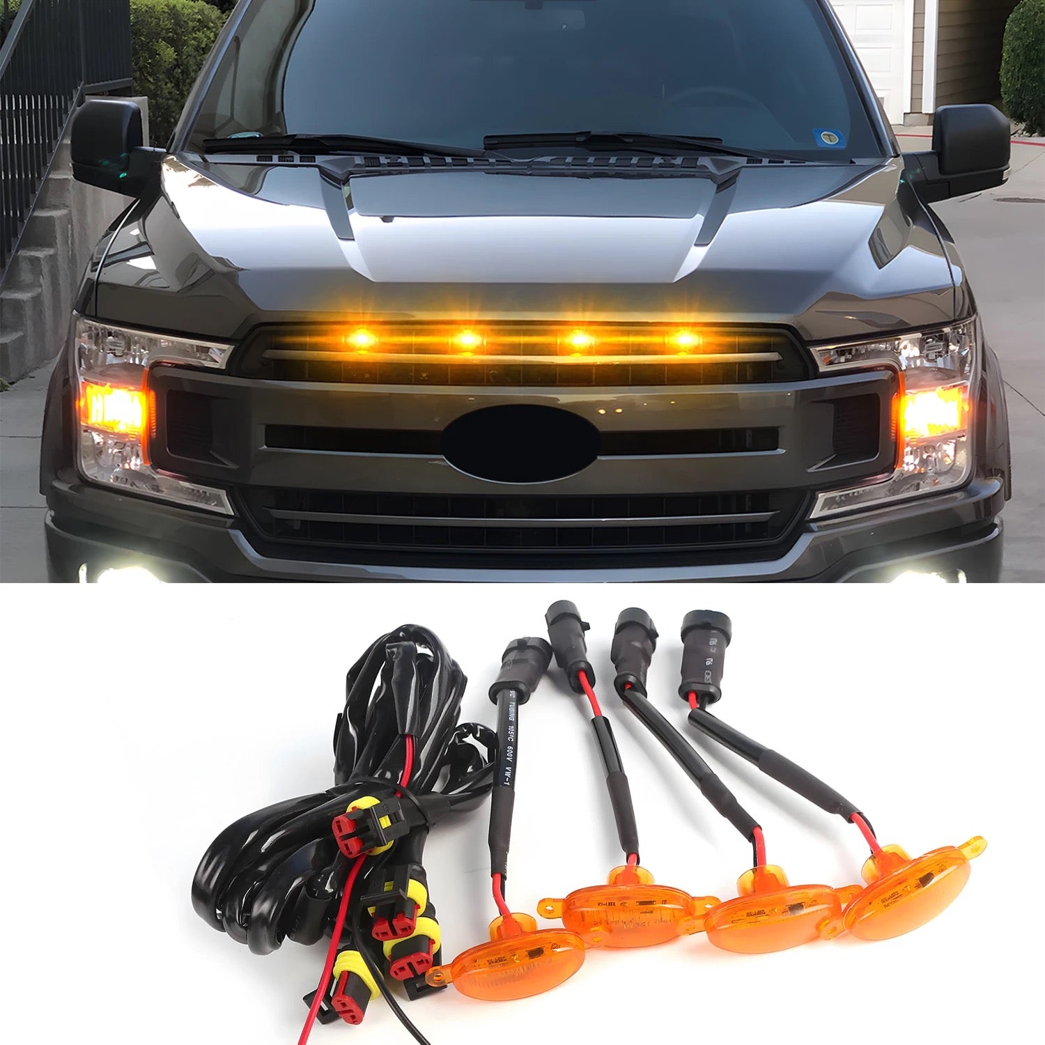 LUCES LED DE PARRILLA DELANTERA UNIVERSAL