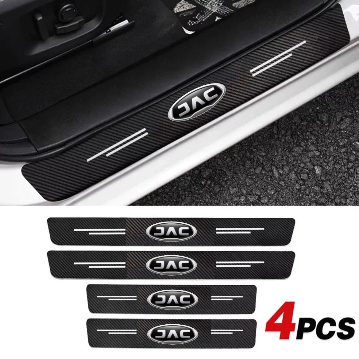 PROTECTOR DE PISADERAS DE CARRO 🚗  KIT 8 PIEZAS